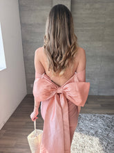 Cargar imagen en el visor de la galería, Rossana -  Vestido largo strapless rosa
