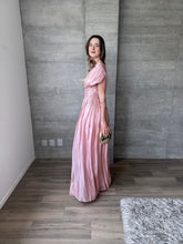 Cargar imagen en el visor de la galería, Pomeline  - Vestido largo rosa palo
