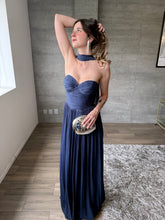 Cargar imagen en el visor de la galería, Carol - Vestido largo marino
