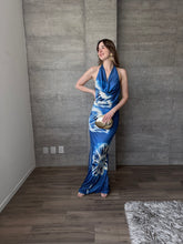 Cargar imagen en el visor de la galería, Giulietta - Vestido satinado azul
