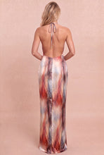 Cargar imagen en el visor de la galería, Astra - Vestido midi estampado multicolor
