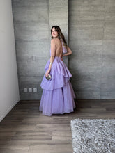 Cargar imagen en el visor de la galería, Barroca - Vestido largo de tul lavanda
