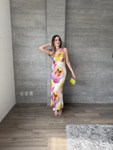Cargar imagen en el visor de la galería, Shira - Vestido largo con caída multicolor
