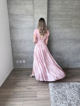 Cargar imagen en el visor de la galería, Pomeline  - Vestido largo rosa palo

