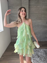 Cargar imagen en el visor de la galería, Bloom  - Vestido mini verde
