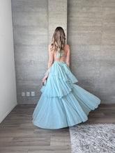 Cargar imagen en el visor de la galería, Barroca - Vestido largo de tul menta
