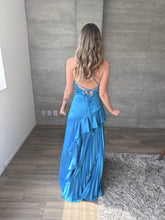Cargar imagen en el visor de la galería, Idalia - Vestido largo aqua
