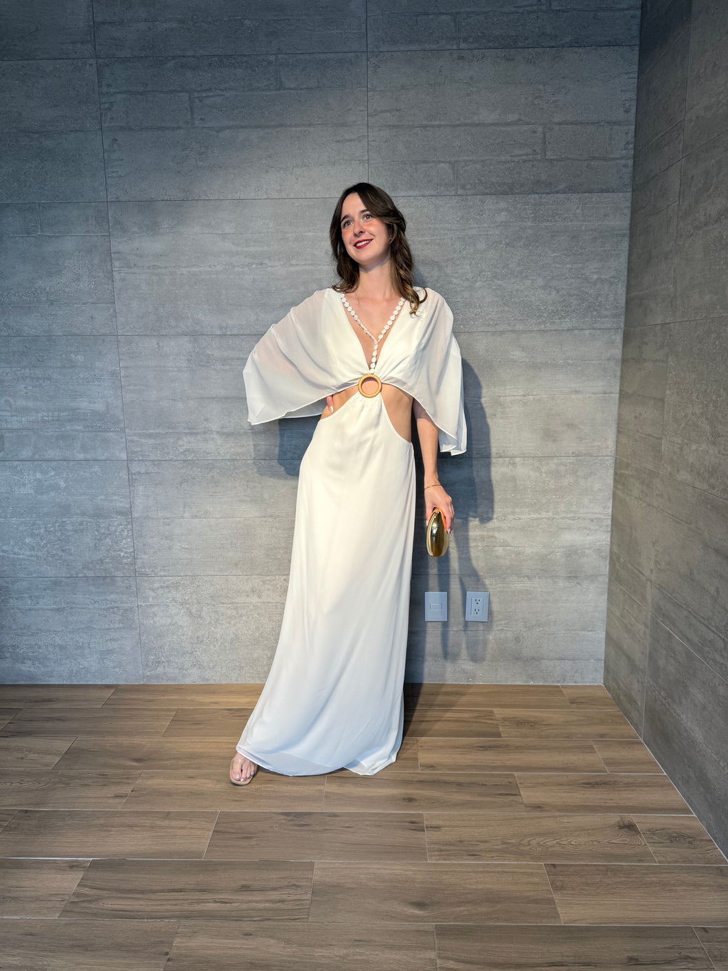 Eos - Vestido largo blanco