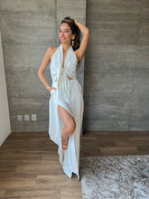 Cargar imagen en el visor de la galería, Lorenza - Jumpsuit blanco chaleco
