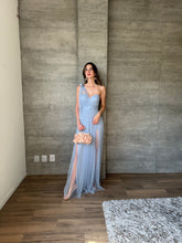 Cargar imagen en el visor de la galería, Jimena - Vestido de tul largo azul
