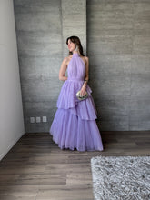 Cargar imagen en el visor de la galería, Barroca - Vestido largo de tul lavanda
