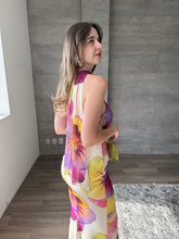 Cargar imagen en el visor de la galería, Shira - Vestido largo con caída multicolor
