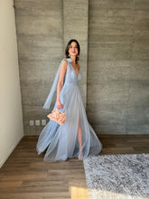 Cargar imagen en el visor de la galería, Jimena - Vestido de tul largo azul
