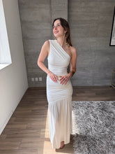 Cargar imagen en el visor de la galería, Kaela - Vestido largo blanco
