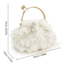 Cargar imagen en el visor de la galería, Clutch floral con asa
