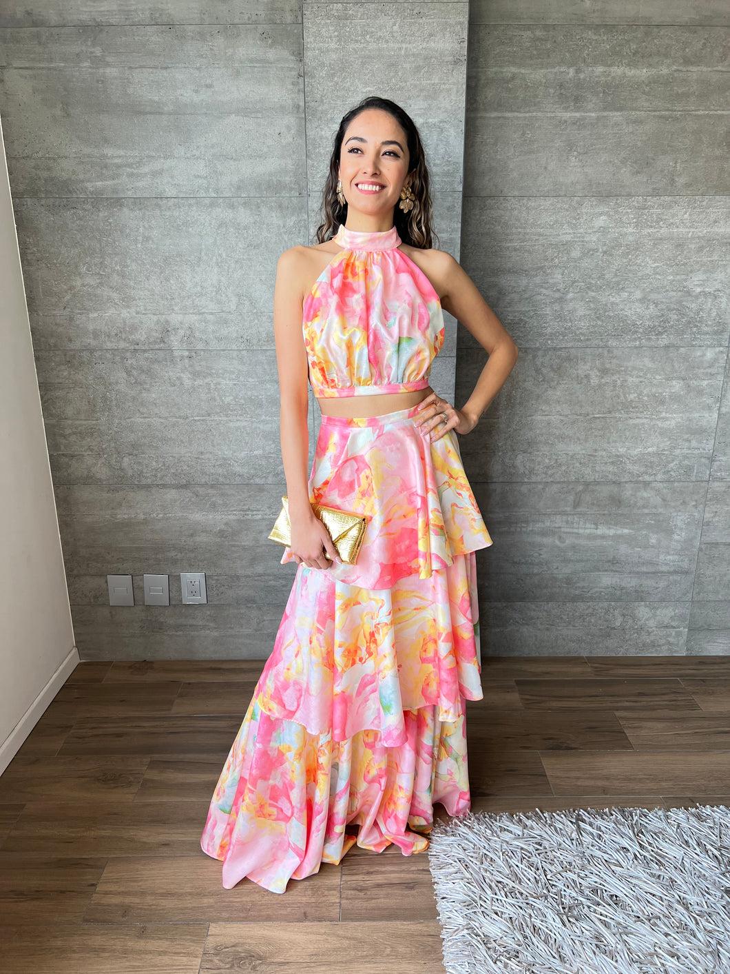 Mía - Vestido de dos piezas floral